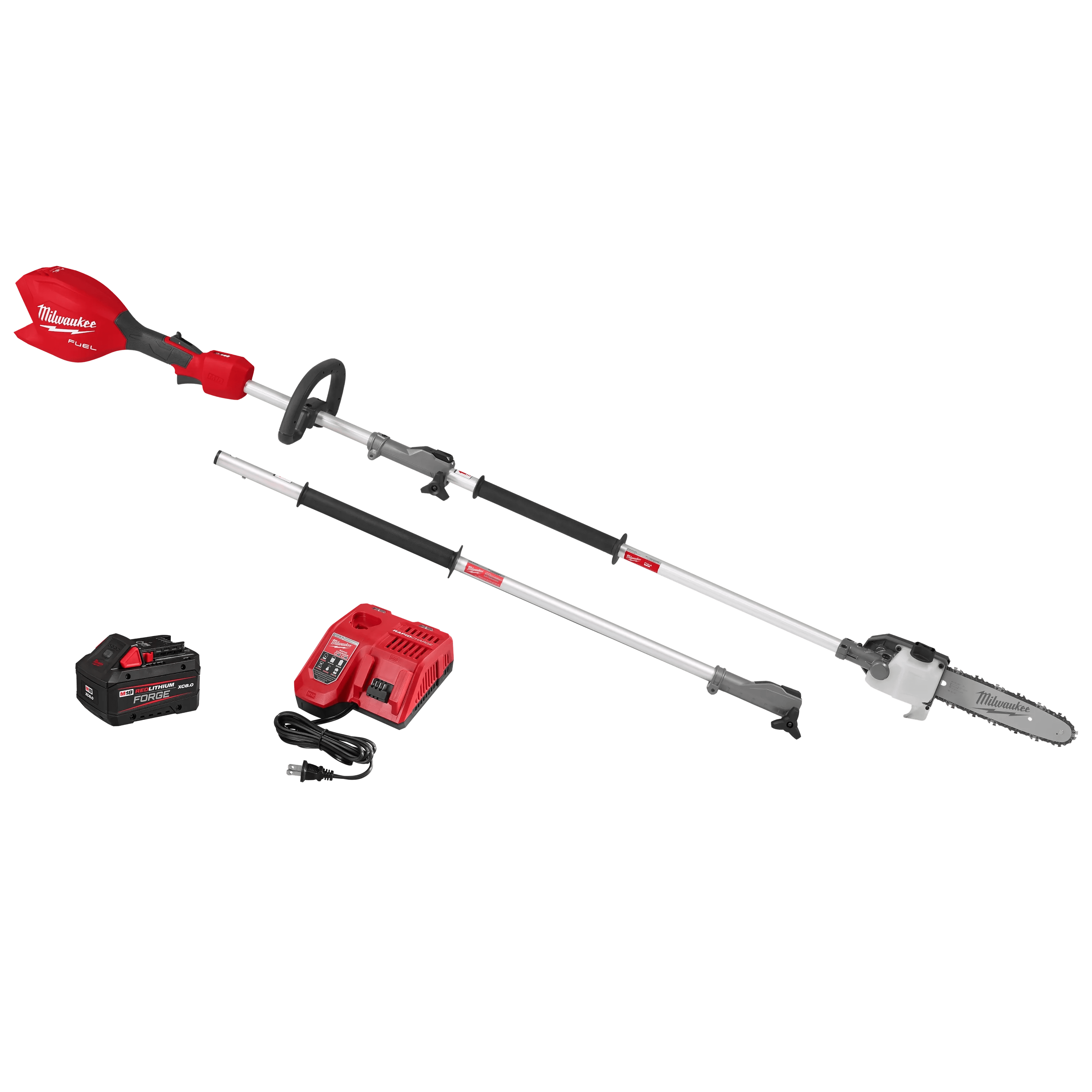 MILWAUKEE M18 FUEL Pole Saw w/ QUIK-LOK Kit 1 Pole Saw Kit
