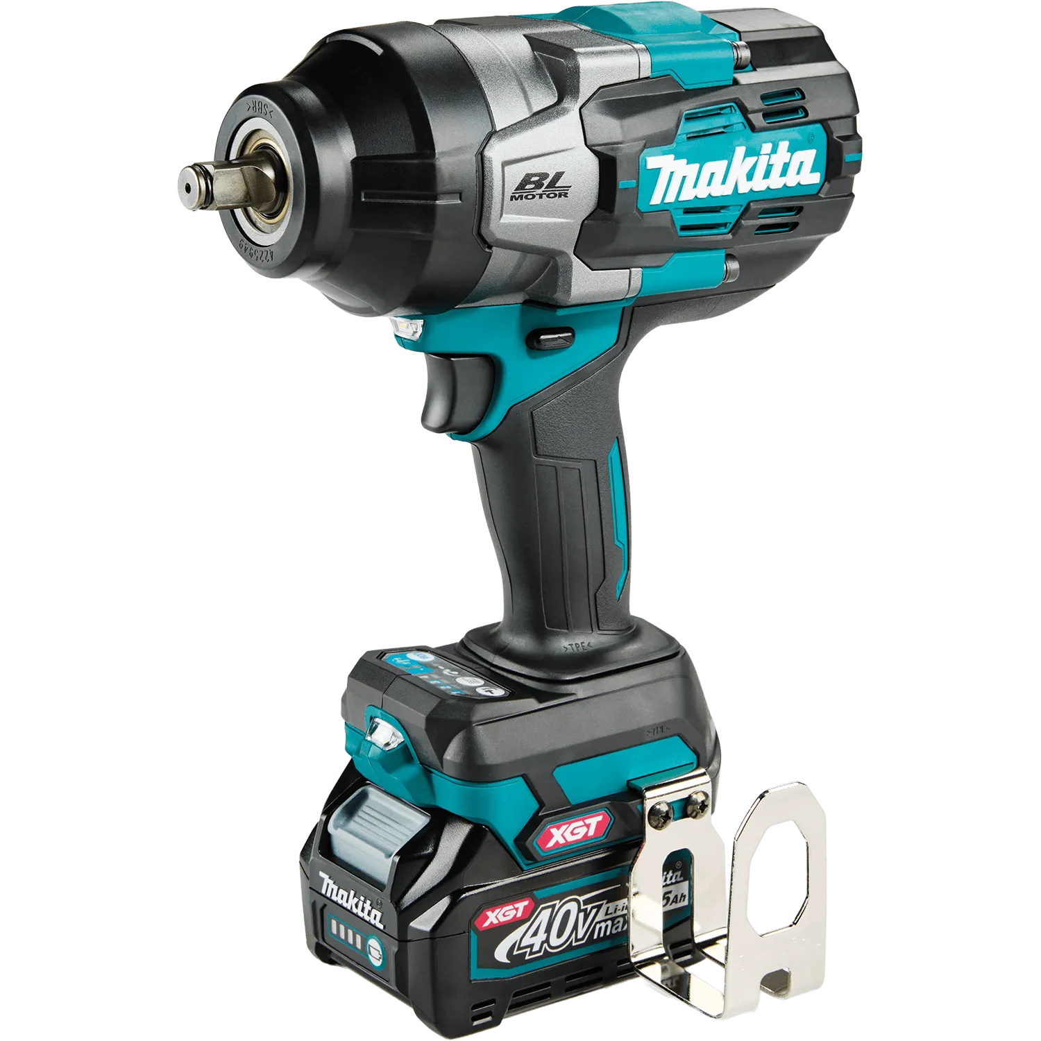 MAKITA 40V Max XGT Brushless Cordless 4-Speed High-Torque 1/2" Sq. Drive Impact Wrench Kit w/Friction Ring Anvil 5 MAKITA 40V Max XGT Brushless Cordless 4-Speed High-Torque 1/2" Sq. Drive Impact Wrench Kit w/Friction Ring Anvil - Image 5