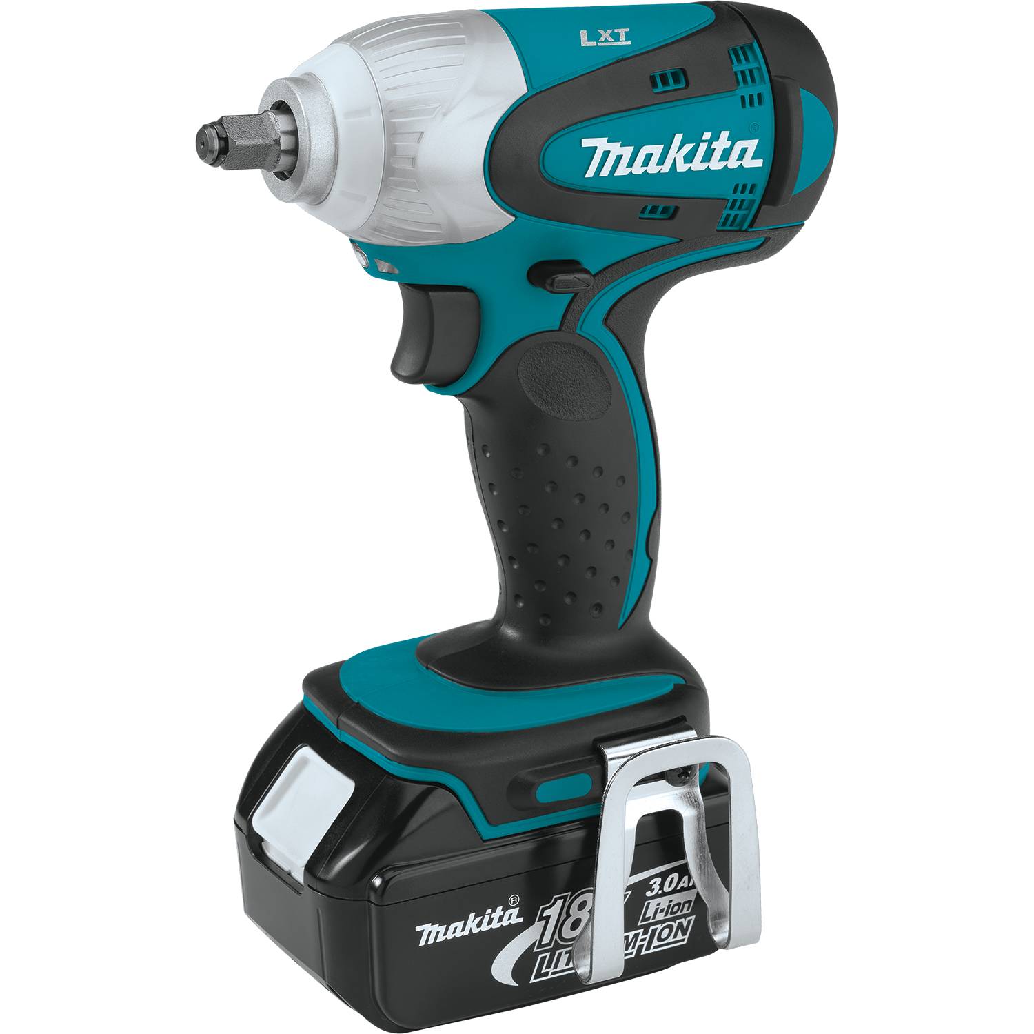Makita 18V LXT® Lithium‑Ion Cordless 3/8" Sq. Drive Impact Wrench Kit (3.0Ah) 2 Makita 18V LXT® Lithium‑Ion Cordless 3/8" Sq. Drive Impact Wrench Kit (3.0Ah) - Image 2