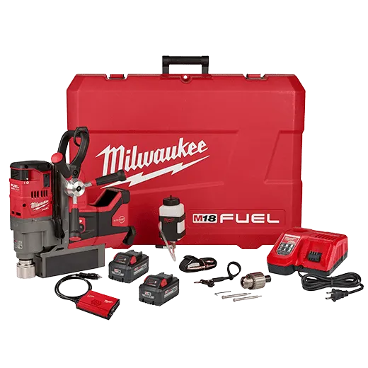 Milwaukee M18 FUEL 1-1/2" LINEMAN MAGNETIC DRILL HIGH DEMAND KIT