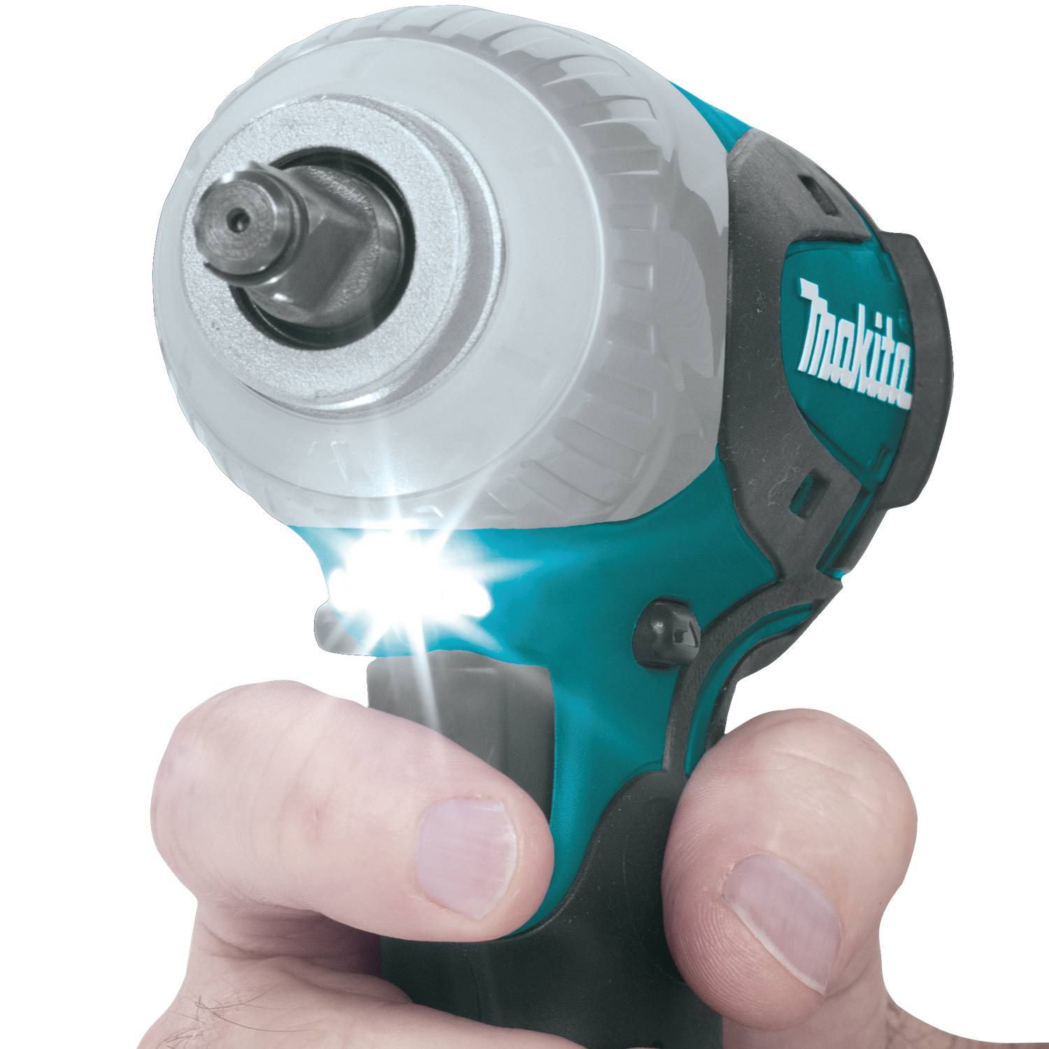Makita 18V LXT® Lithium‑Ion Cordless 3/8" Sq. Drive Impact Wrench Kit (3.0Ah) 4 Makita 18V LXT® Lithium‑Ion Cordless 3/8" Sq. Drive Impact Wrench Kit (3.0Ah) - Image 4