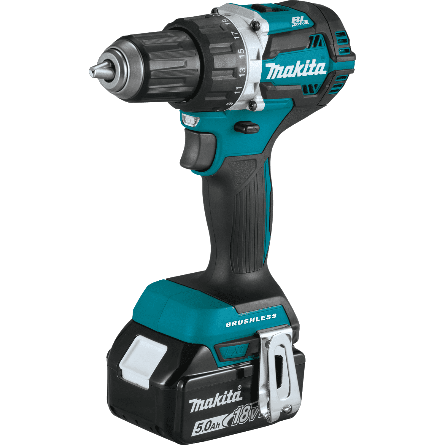 MAKITA 18V LXT Li-Ion Compact Brushless Cordless 1/2" Driver-Drill Kit (5.0Ah) 2 MAKITA 18V LXT Li-Ion Compact Brushless Cordless 1/2" Driver-Drill Kit (5.0Ah) - Image 2