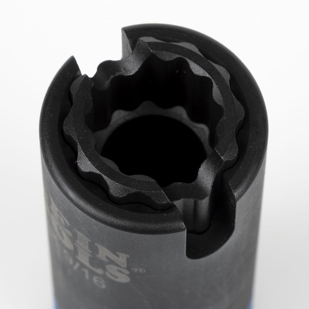 KLEIN TOOLS 3-in-1 Slotted Impact Socket, 12-Point, 3/4 and 9/16-inch 3 KLEIN TOOLS 3-in-1 Slotted Impact Socket, 12-Point, 3/4 and 9/16-inch - Image 3