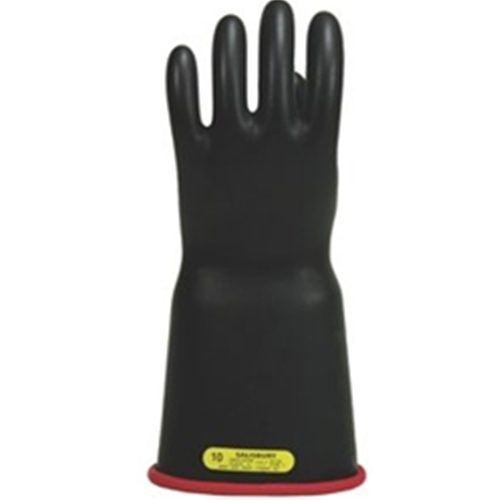 SALISBURY ElectriFlex Class 2 16" Lineman Gloves, Bell Cuff, Black with Red Inside 1 Lineman Gloves Bell Cuff