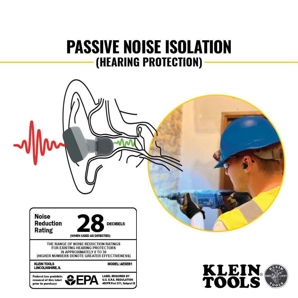 KLEIN TOOLS Bluetooth Jobsite Earbuds 4 KLEIN TOOLS Bluetooth Jobsite Earbuds - Image 4