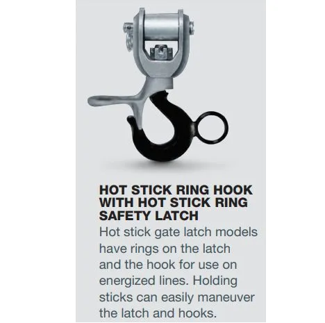 Little Mule Lineman's Strap Hoist w/Hot Stick Ring Hooks and Safety Latches, 1-Ton 3 Little Mule Lineman's Strap Hoist w/Hot Stick Ring Hooks and Safety Latches, 1-Ton - Image 3