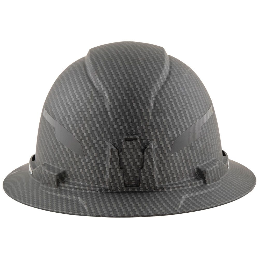 KLEIN TOOLS Hard Hat, Premium KARBN™ Pattern, Non-Vented Full Brim, Class E 2 KLEIN TOOLS Hard Hat, Premium KARBN™ Pattern, Non-Vented Full Brim, Class E - Image 2