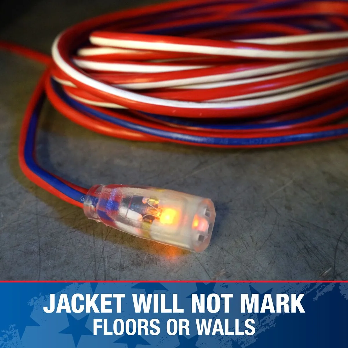 SOUTHWIRE 50-Foot Contractor Grade Extension Cord, Lighted End SJTW 4 SOUTHWIRE 50-Foot Contractor Grade Extension Cord, Lighted End SJTW - Image 4