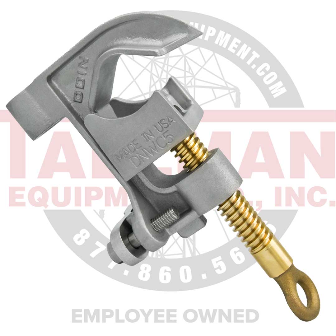 DDIN Aluminum Ground Clamp, .128" - 1.25" 1 aluminum ground clamp