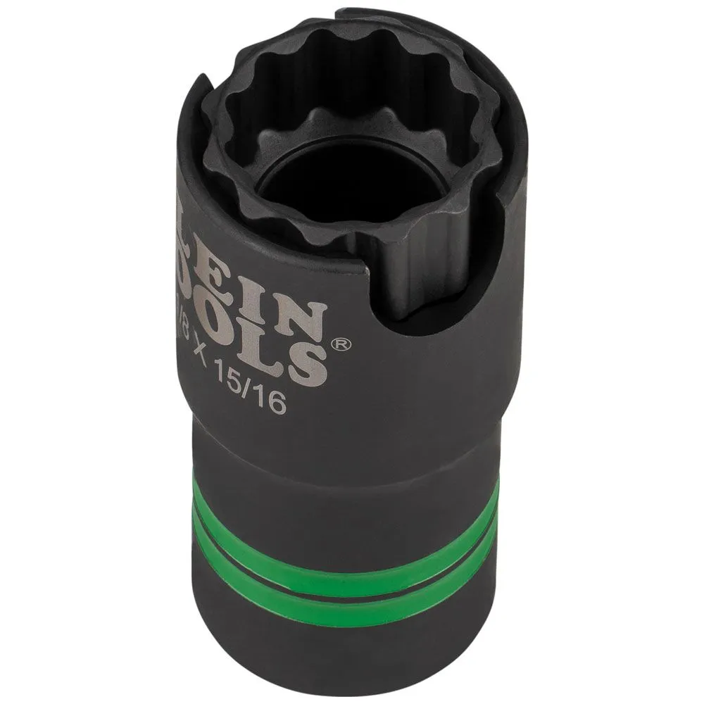 KLEIN TOOLS 2-in-1 Slotted Impact Socket Set, 12-Point, 6-Piece 3 KLEIN TOOLS 2-in-1 Slotted Impact Socket Set, 12-Point, 6-Piece - Image 3