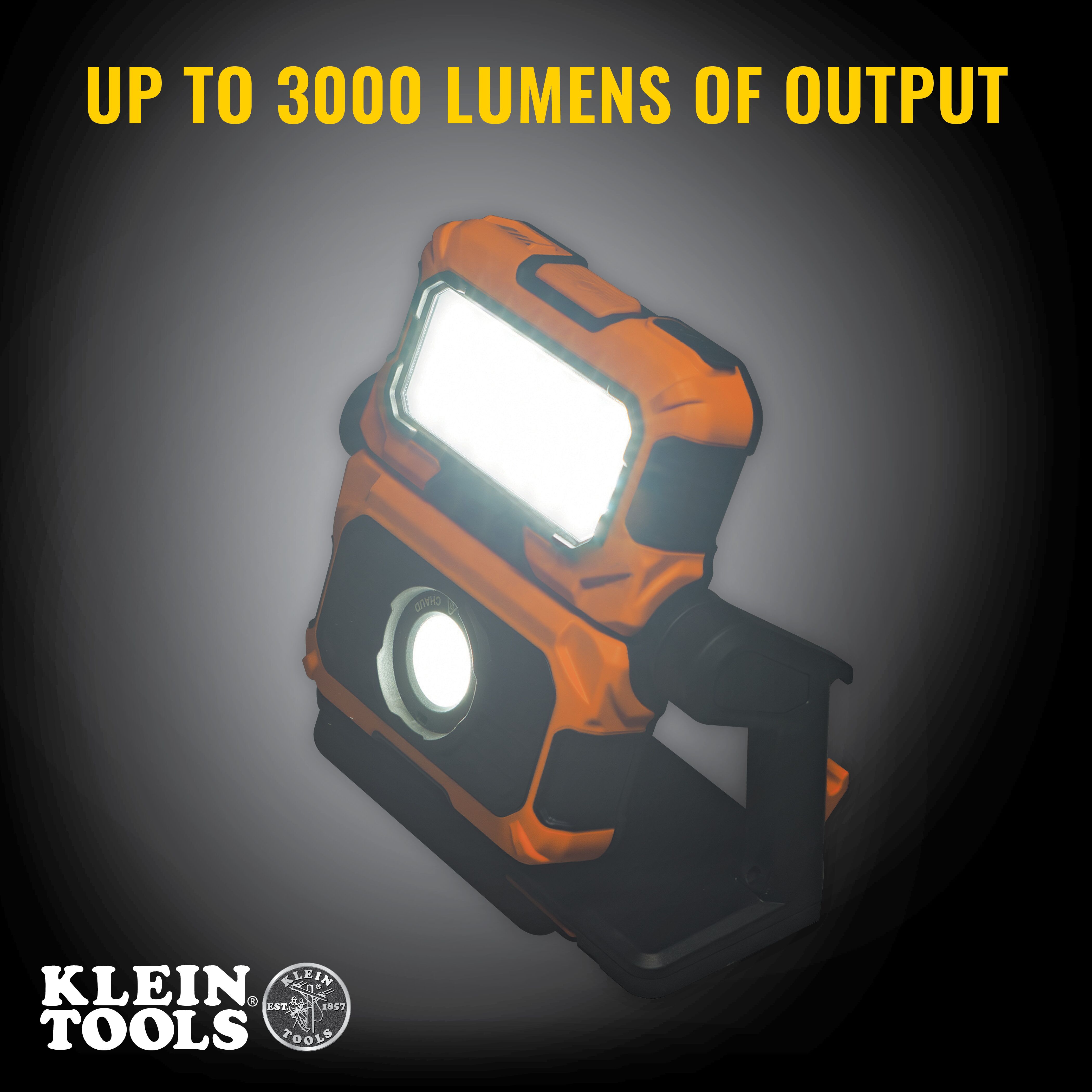 KLEIN TOOLS MODbox Rechargeable Dual Beam LED Work Light 2 KLEIN TOOLS MODbox Rechargeable Dual Beam LED Work Light - Image 2