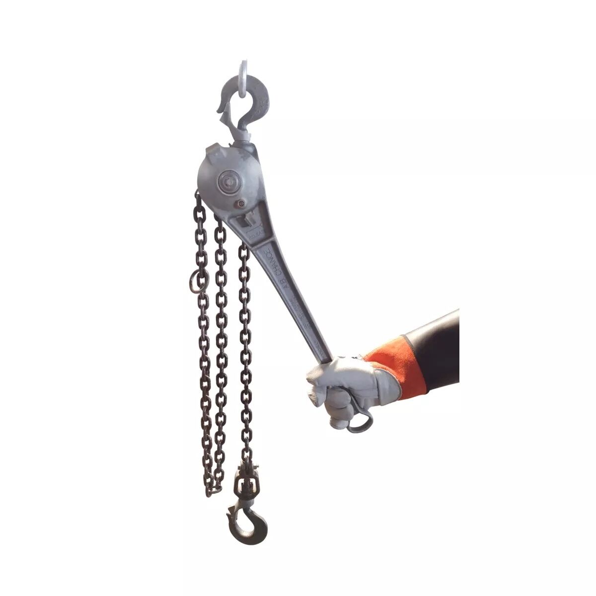 CHANCE 1 Ton Chain Hoist, Ratchet Link, 5.5' Lift 2 CHANCE 1 Ton Chain Hoist, Ratchet Link, 5.5' Lift - Image 2