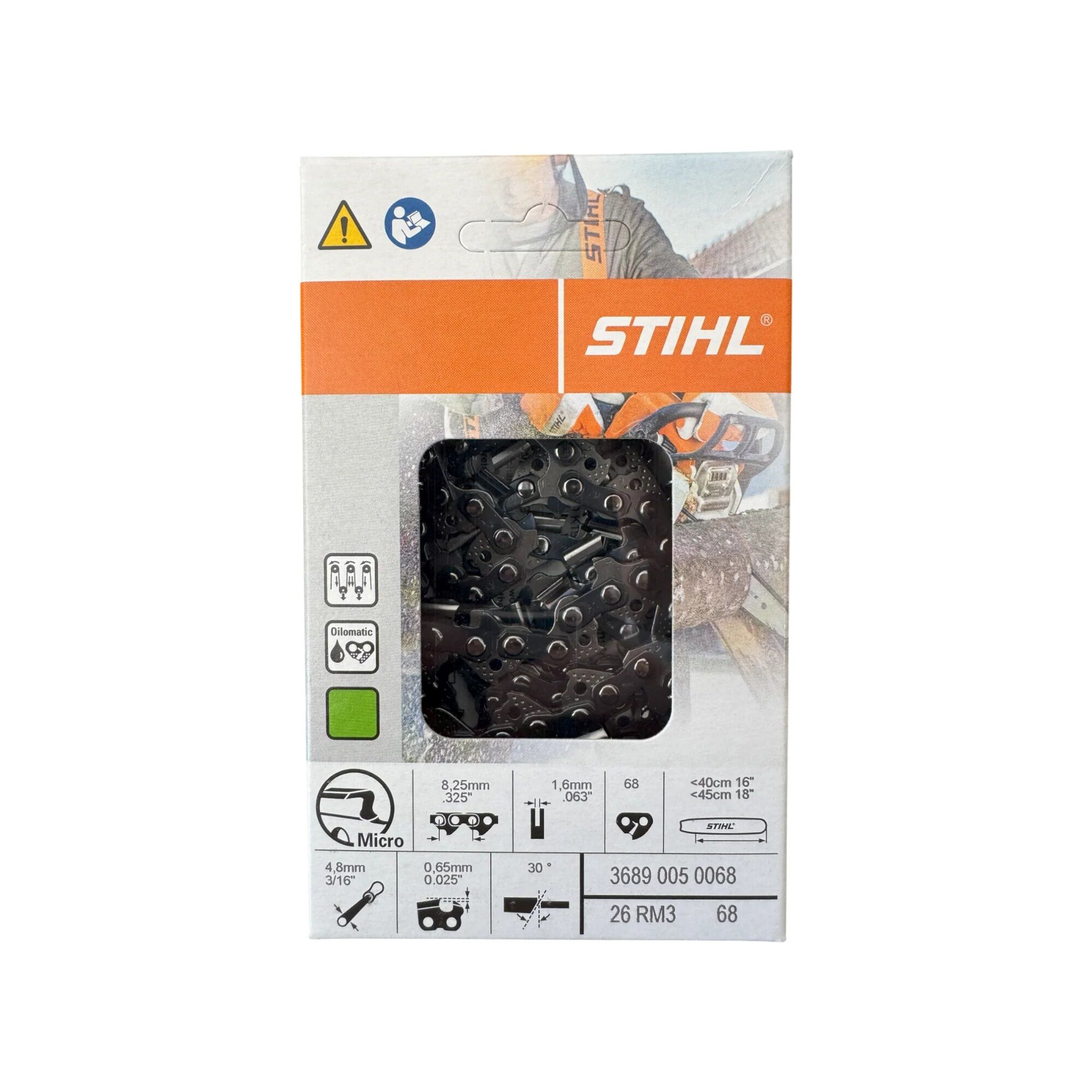 OILOMATIC STIHL Rapid Micro 3 (RM3) for 18 Inch Bar 2 OILOMATIC STIHL Rapid Micro 3 (RM3) for 18 Inch Bar - Image 2