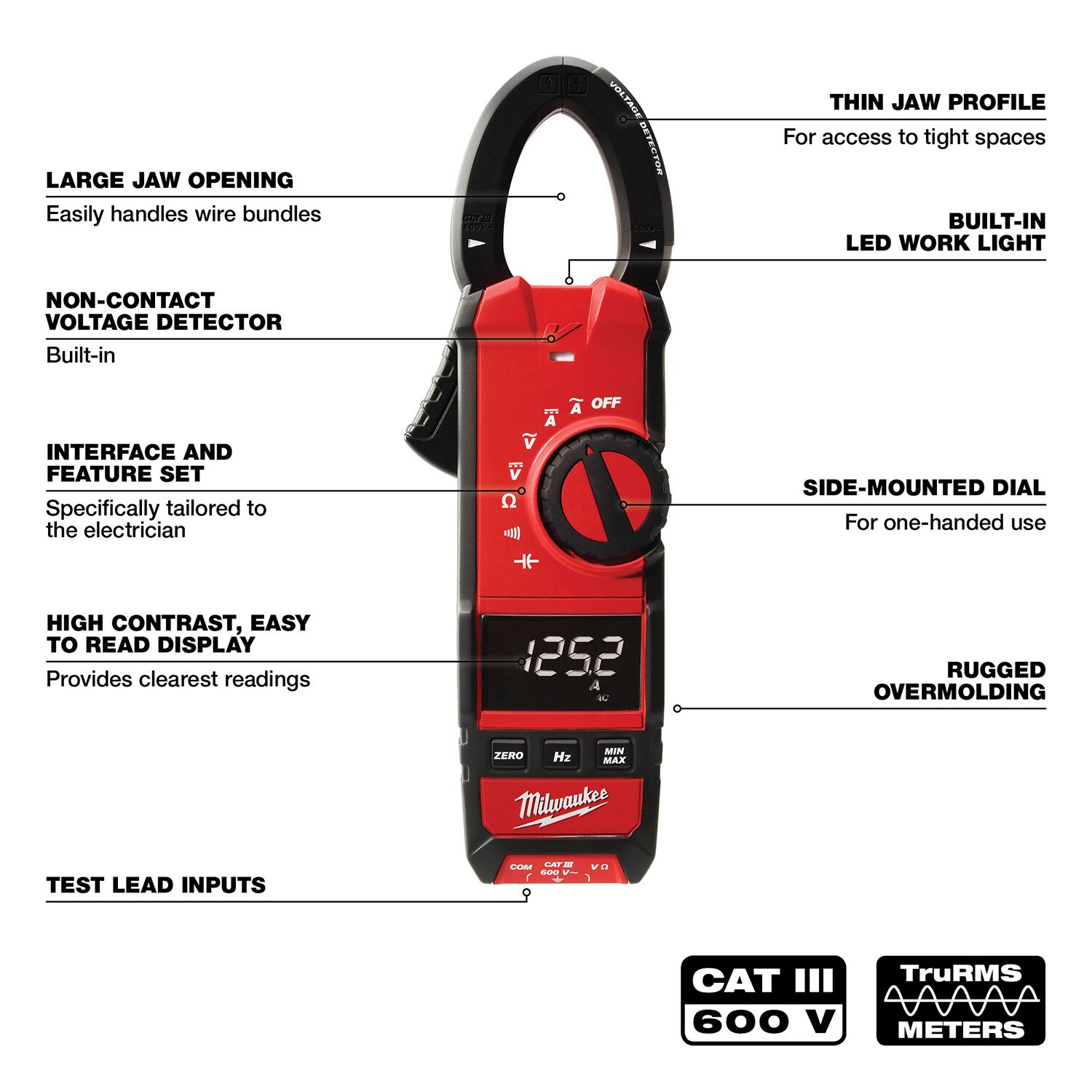 Milwaukee Clamp Meter 5 Milwaukee Clamp Meter - Image 5