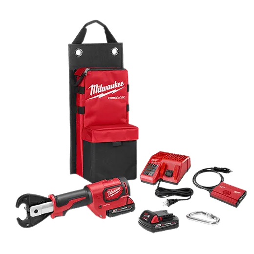 Milwaukee M18 FORCE LOGIC 6T Utility Crimper Kits 2 Milwaukee M18 FORCE LOGIC 6T UTILITY CRIMPER KIT