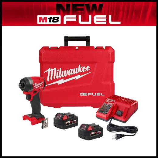 Milwaukee M18 FUEL™ 1/4" HEX IMPACT DRIVER KIT 6 Hex Impact Driver
