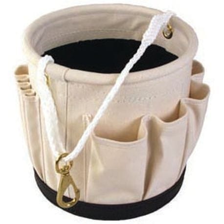 12" X 12" BLACKWRAP MULTI-POCKET TOOL BUCKETS 4 12 x 12 Tool Bucket