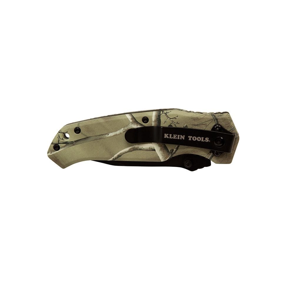 KLEIN TOOLS Pocket Knife, Realtree Xtra™ Camo, Tanto Blade 2 pocket knife