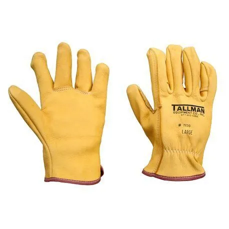 KUNZ GLOVE CO Driver's Style Buckskin Work Gloves 1 work glove