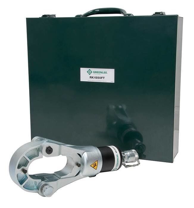 GREENLEE 15 Ton, Flip Top, Remote Head Crimping Tool 2 GREENLEE 15 Ton, Flip Top, Remote Head Crimping Tool - Image 2