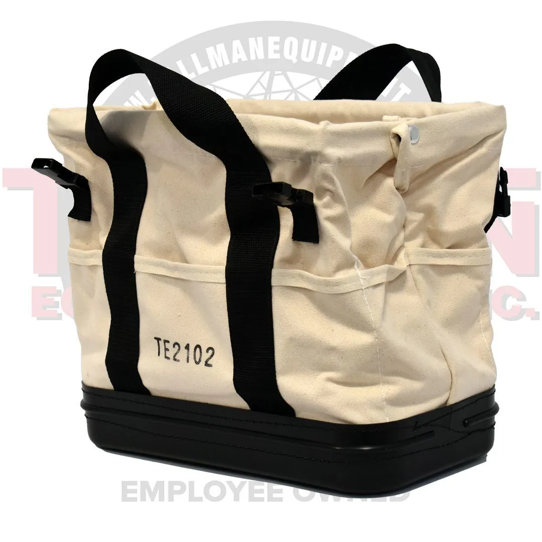 CANVAS GEAR BAG WITH MOLDED RUBBER BOTTOM 2 CANVAS GEAR BAG WITH MOLDED RUBBER BOTTOM - Image 2