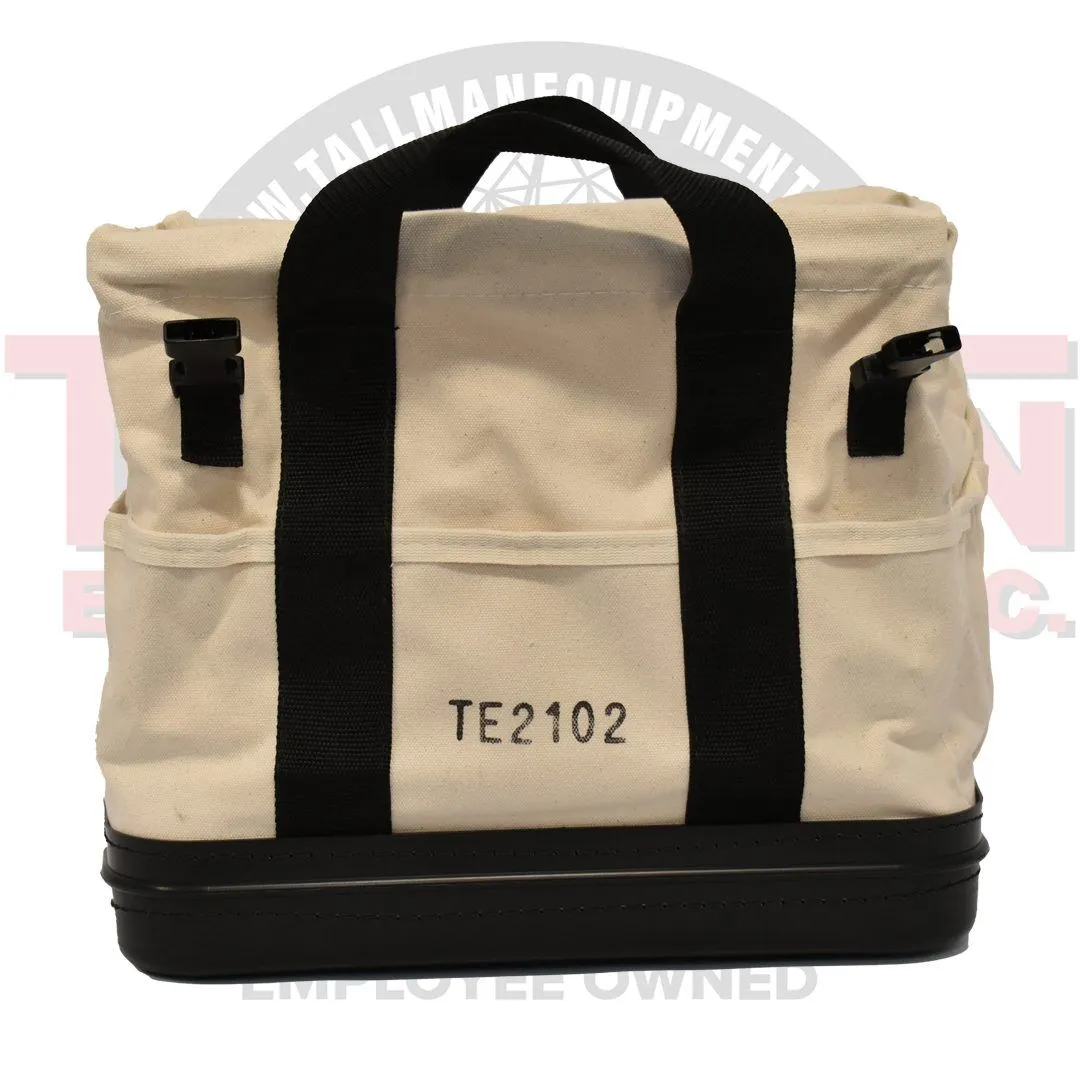 CANVAS GEAR BAG WITH MOLDED RUBBER BOTTOM 3 TE2102 Gear bag