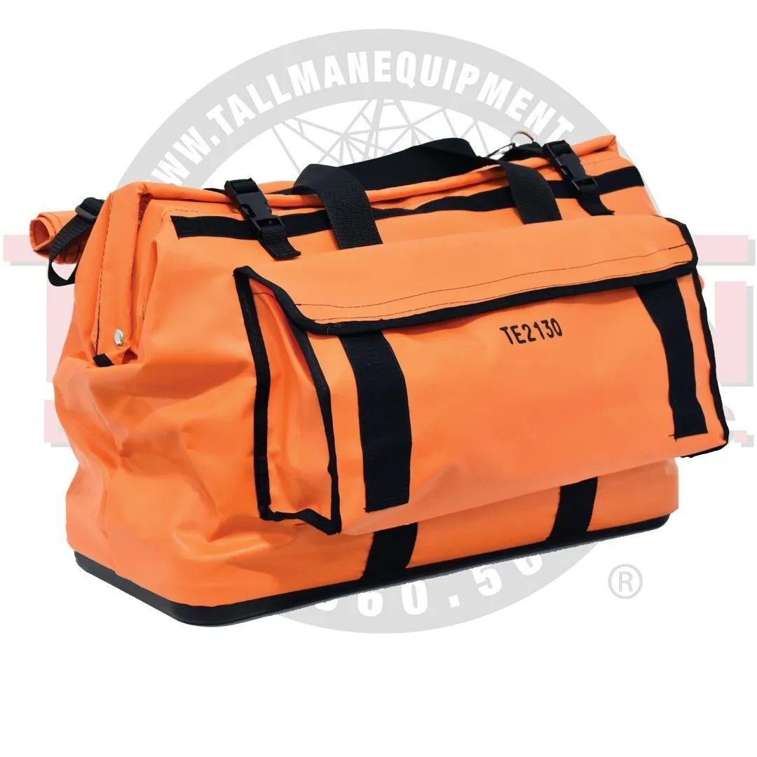 ORANGE VINYL GEAR BAG 1 vinyl gear bag
