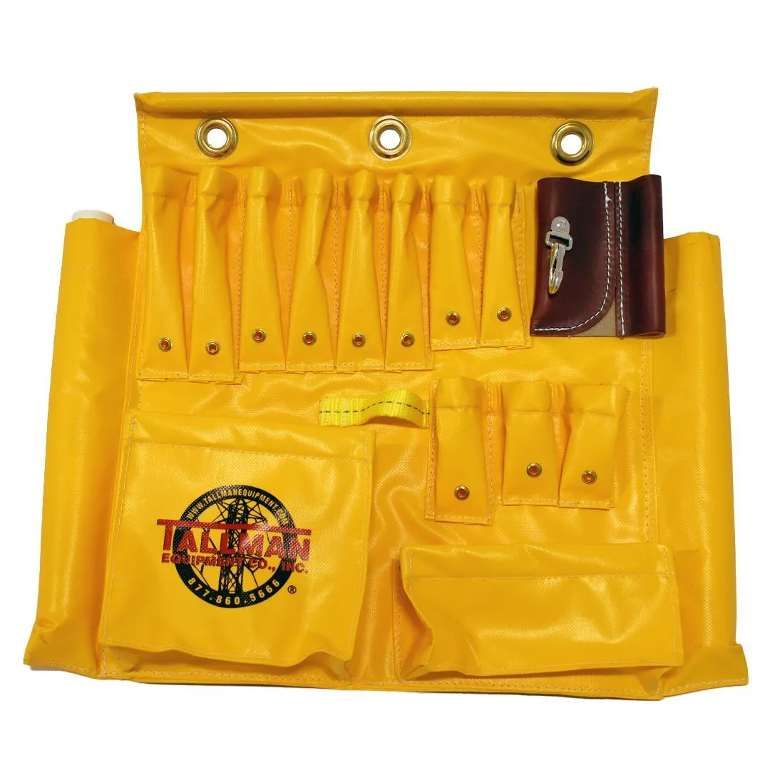 VINYL TOOL APRON w/ TWO Bucket Hooks 1 tool apron