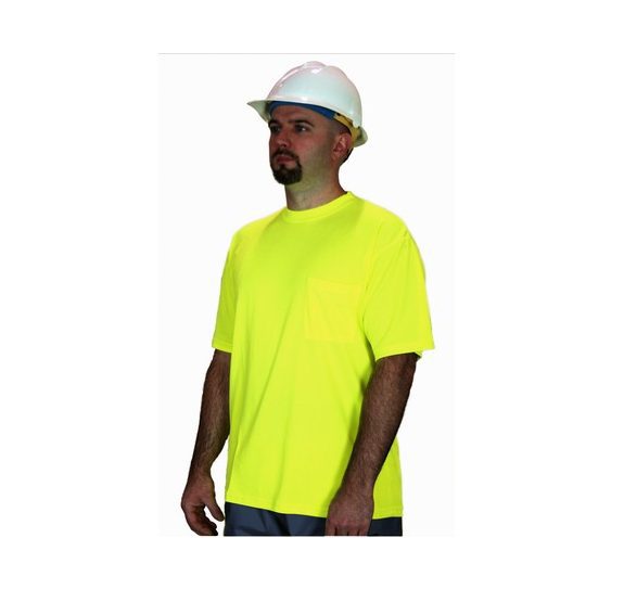 DICKE Lime Green High Visibility T-Shirts 1 t-shirt