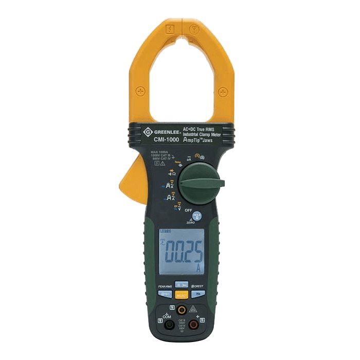 GREENLEE CMI-1000 AC/DC Industrial True RMS Clamp Meter 1 Clamp Meter