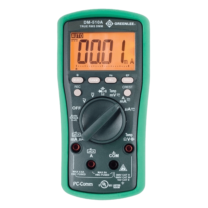 GREENLEE DM-510A True RMS Digital Multimeter 1 GREENLEE DM-510A True RMS Digital Multimeter