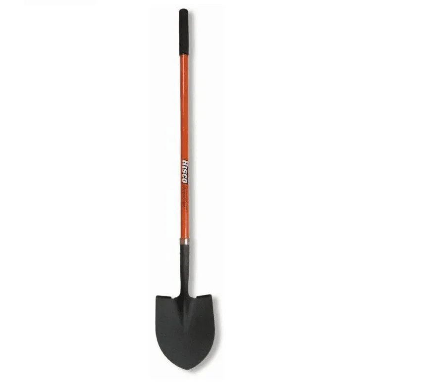 HISCO Straight Handle Fiberglass Shovels 1 shovel