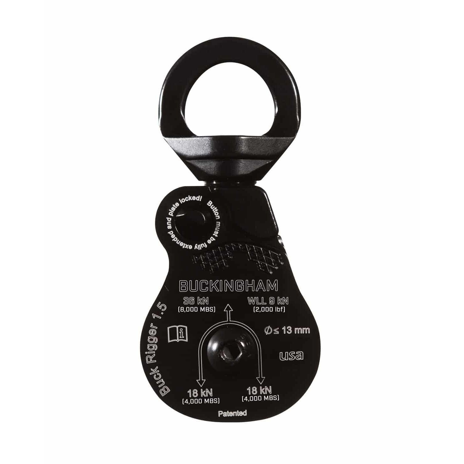 Buckingham Single Sheave Buckrigger™ 1 Buckingham Buckrigger