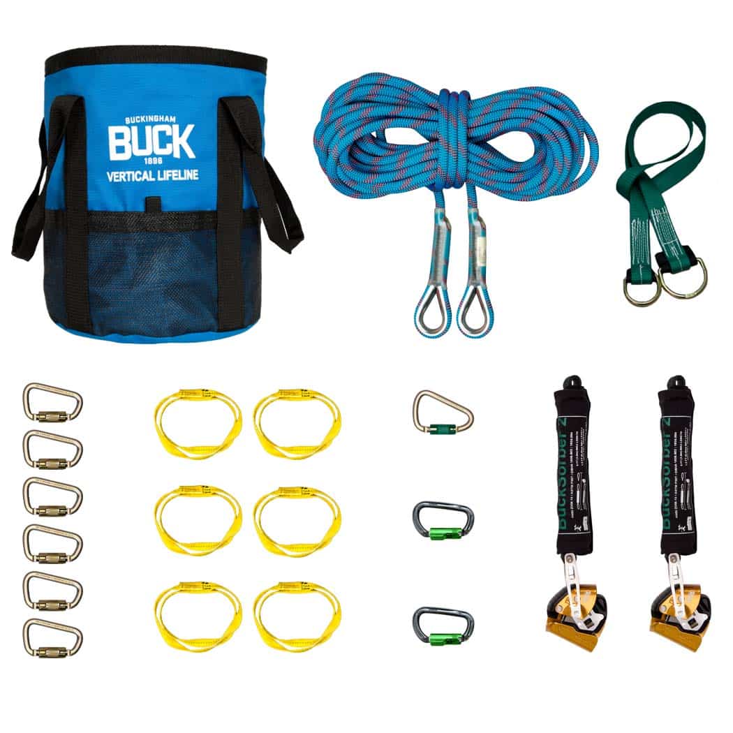 BUCK TOWER VERTICAL LIFELINE KIT 1 Buck Tower Vertical Lifeline Kit
