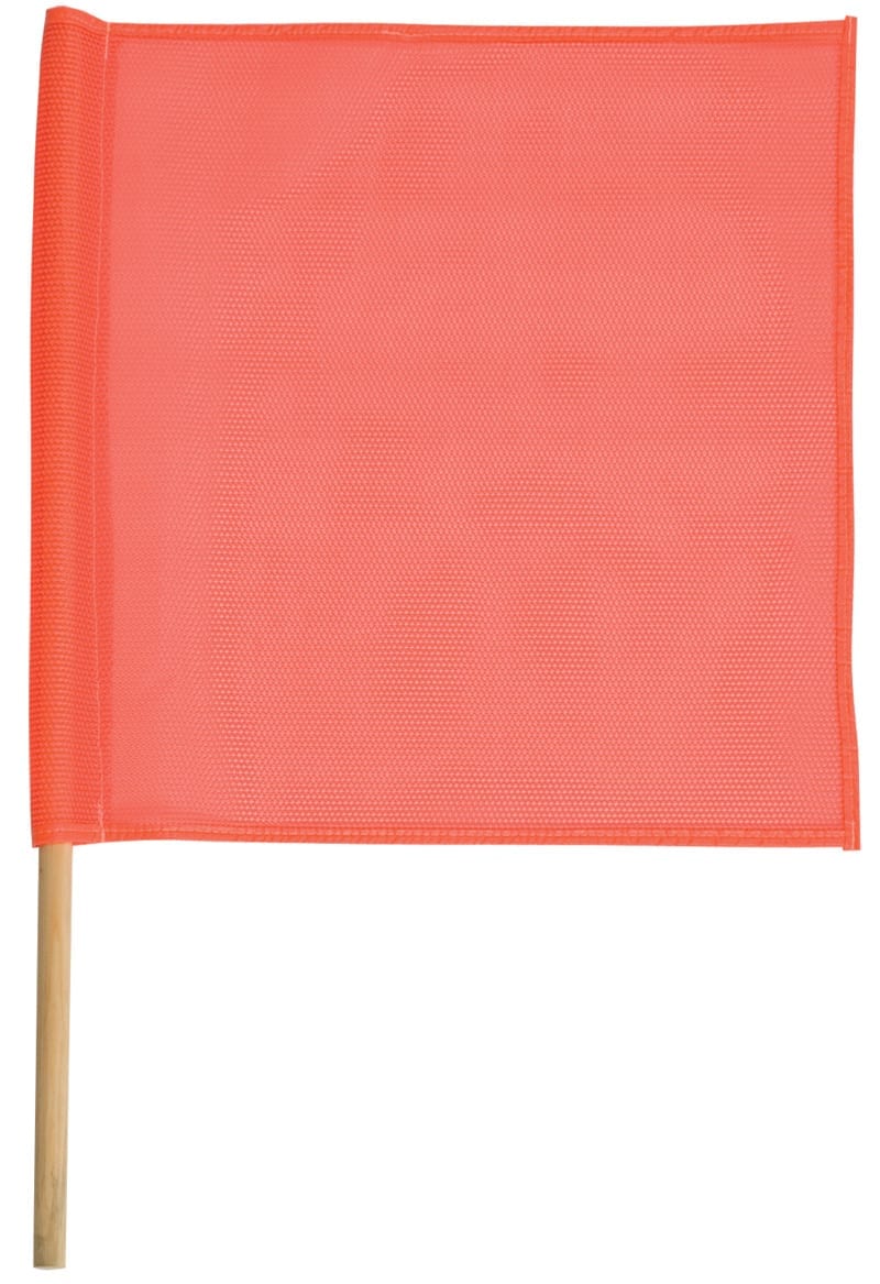 18 Inch Mesh Flag, Orange 1 flag