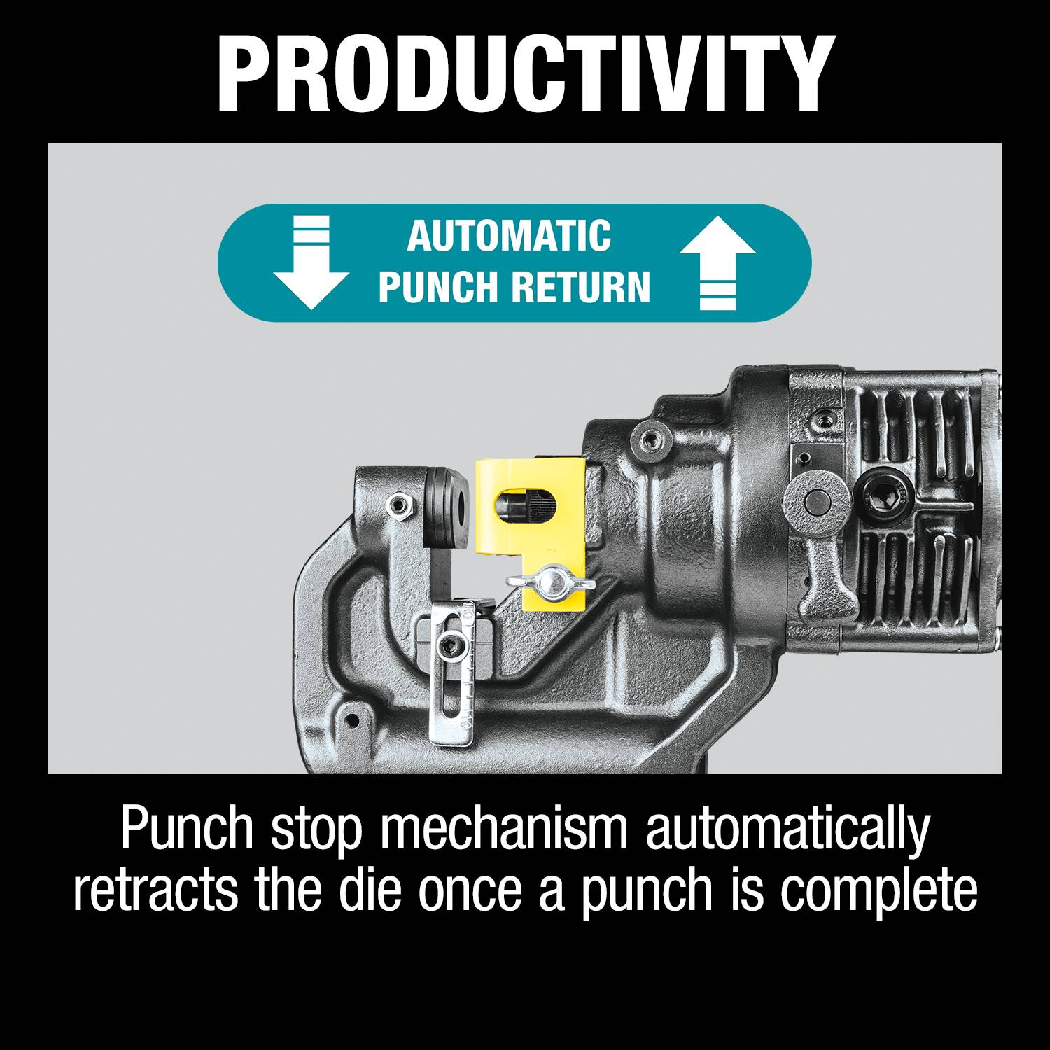 Makita 18V LXT® Lithium‑Ion Cordless 5/16" Metal Hole Puncher Kit (5.0Ah) 3 Makita 18V LXT® Lithium‑Ion Cordless 5/16" Metal Hole Puncher Kit (5.0Ah) - Image 3