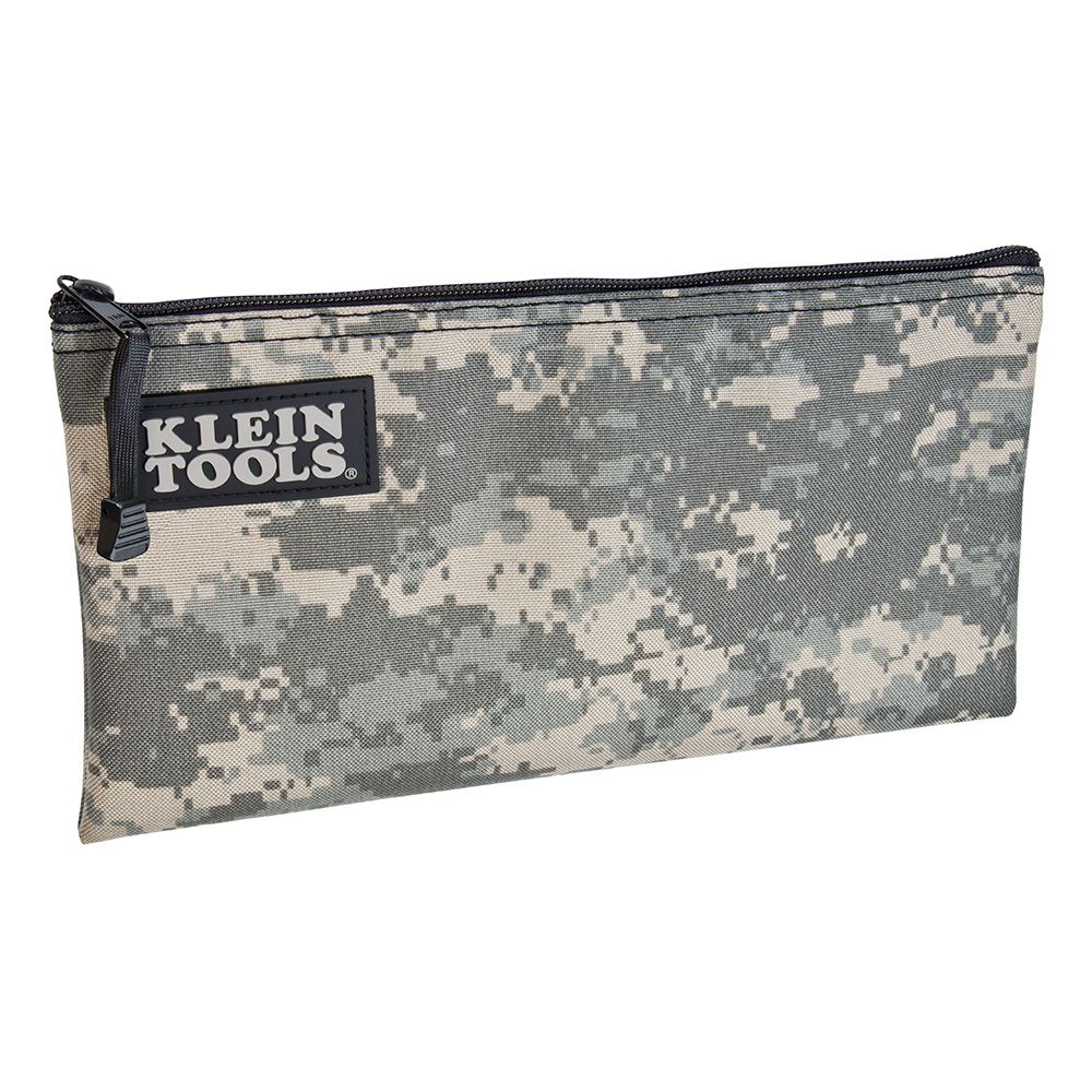 KLEIN TOOLS Zipper Bag, Camouflage Cordura Nylon Tool Pouch, 12-1/2-Inch 1 Klein nylon tool pouch