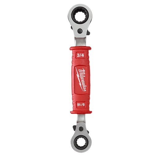 MILWAUKEE Lineman's 4-in-1 Insulated Ratcheting Box Wrench 1 Insulated Ratcheting Box Wrench