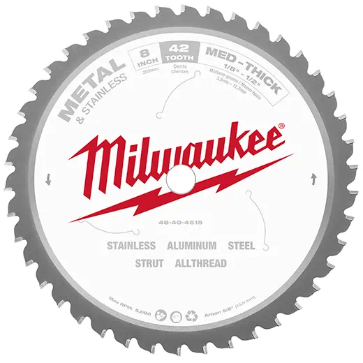 MILWAUKEE Circular Saw Metal Cutting Blade, 5-3/8" 1 Circular Saw Blade