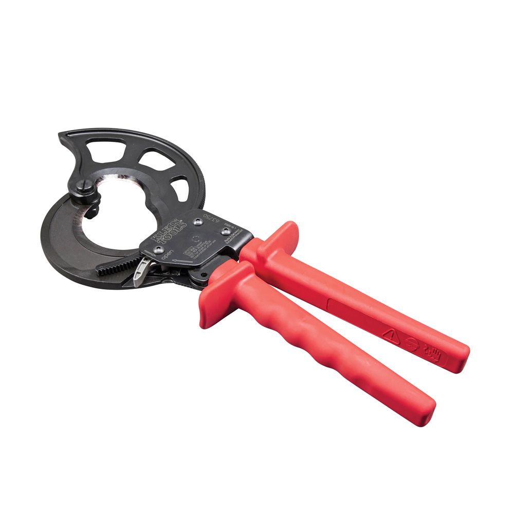 KLEIN TOOLS Ratcheting Cable Cutter, Up to 1000 MCM 1 KLEIN TOOLS Ratcheting Cable Cutter, Up to 1000 MCM
