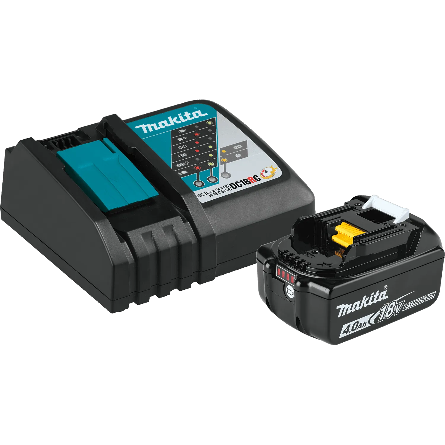 MAKITA 18V LXT Lithium-Ion Battery and Charger Starter Pack (4.0Ah) 1 MAKITA 18V LXT Lithium-Ion Battery and Charger Starter Pack (4.0Ah)