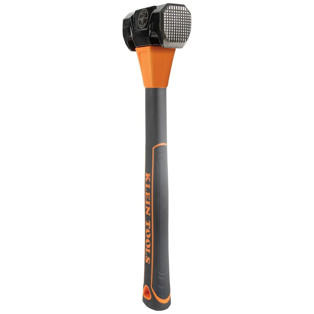 KLEIN TOOLS Lineman's Double-Face Hammer, Milled-Face 1 Lineman's Double-Face Hammer