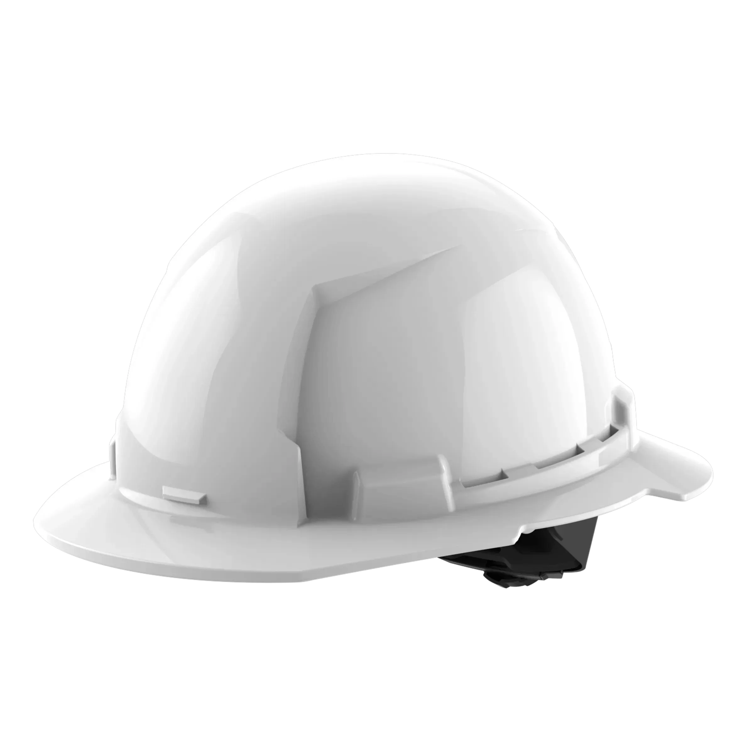 MILWAUKEE BOLT™ White Full Brim Hard Hat w/4pt Ratcheting Suspension (USA) - Type 1 Class E 1 Milwaukee Bolt Full Brim Hard Hat