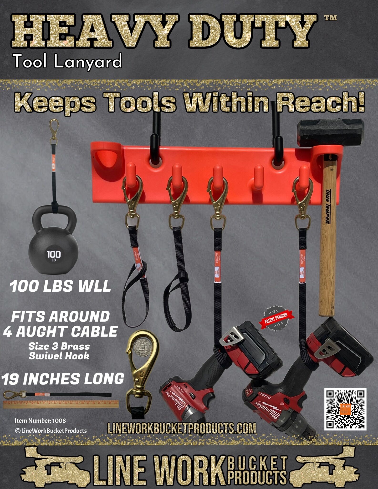 Heavy Duty Tool Lanyard 5 Heavy Duty Tool Lanyard - Image 5