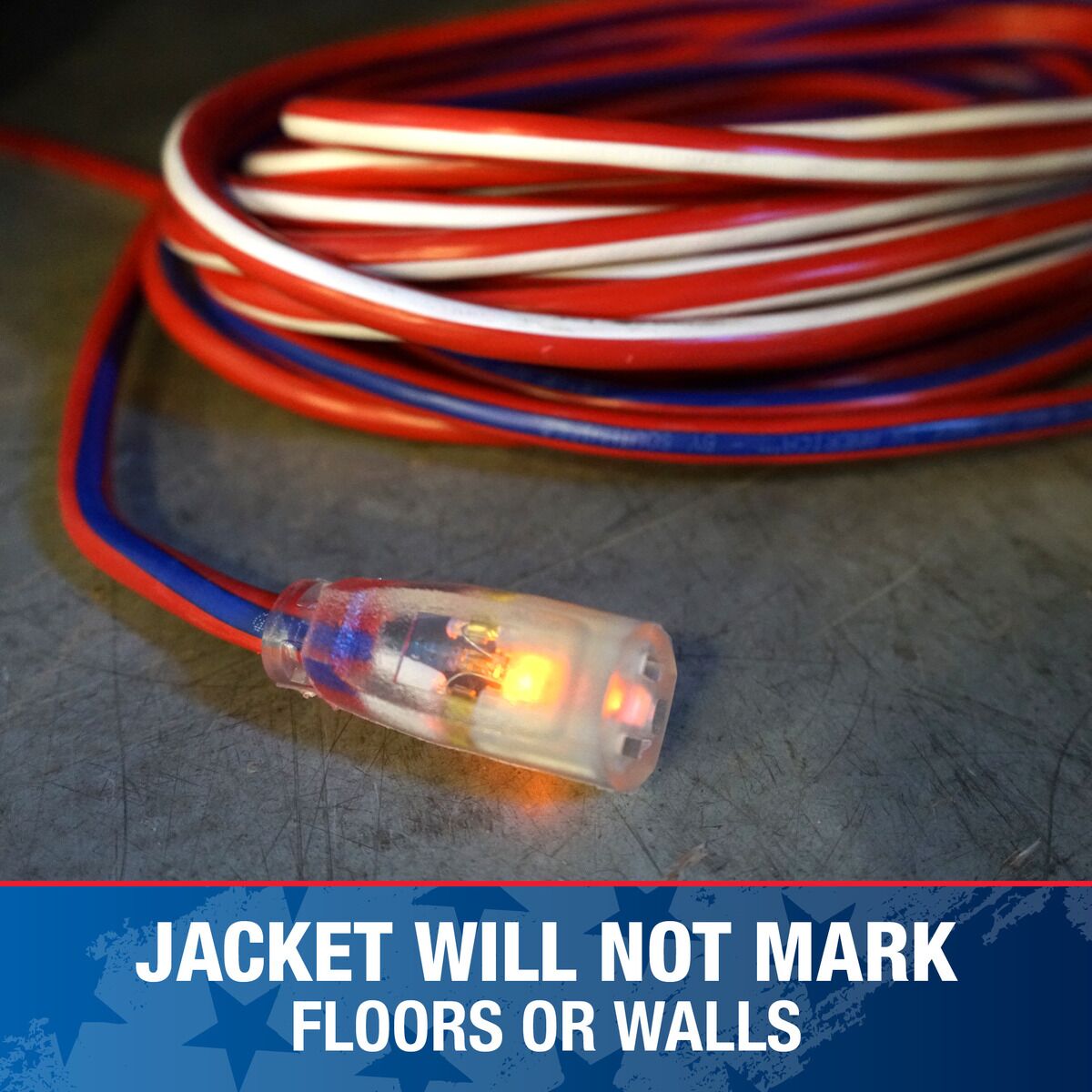 SOUTHWIRE 50-Foot Contractor Grade Extension Cord, Lighted End SJTW 4 SOUTHWIRE 50-Foot Contractor Grade Extension Cord, Lighted End SJTW - Image 4