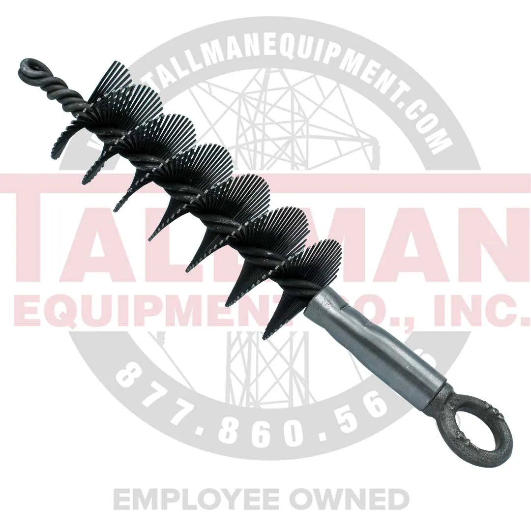 DCD Spiral Duct Brushes 1 Spiral Duct Brush