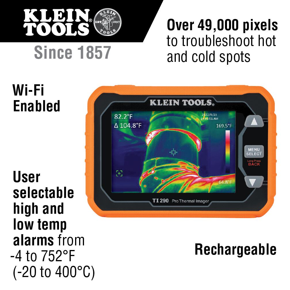 KLEIN TOOLS Rechargeable Pro Thermal Imager 4 KLEIN TOOLS Rechargeable Pro Thermal Imager - Image 4