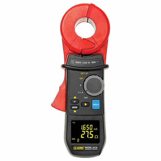 AEMC INSTRUMENTS Ground Resistance Tester 6416 1 Ground Resistance Tester