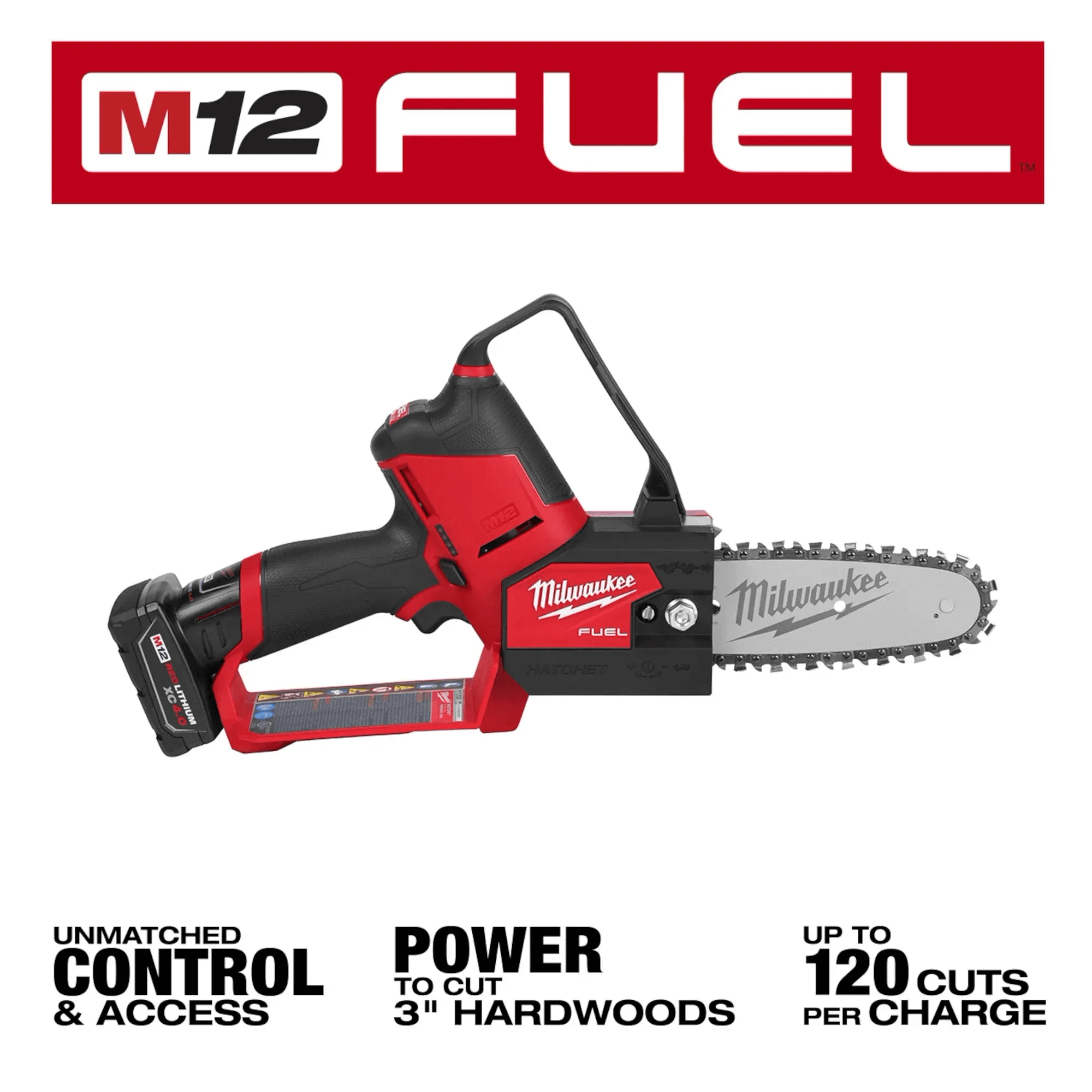 MILWAUKEE M12 FUEL™ HATCHET™ 6” Pruning Saw Kit 4 MILWAUKEE M12 FUEL™ HATCHET™ 6” Pruning Saw Kit - Image 4