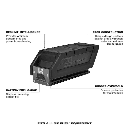 MILWAUKEE MX Fuel REDLITHIUM™ CP203 Battery Pack 3 MILWAUKEE MX Fuel REDLITHIUM™ CP203 Battery Pack - Image 3